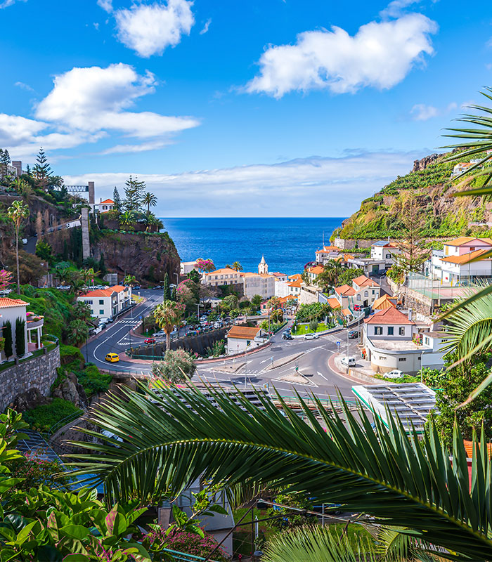 centro da vila da Ponta do Sol Madeira